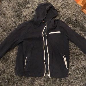 brandy melville navy blue windbreaker